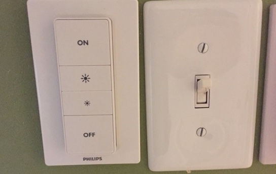 Hue Dimmer Switch next to your light switch