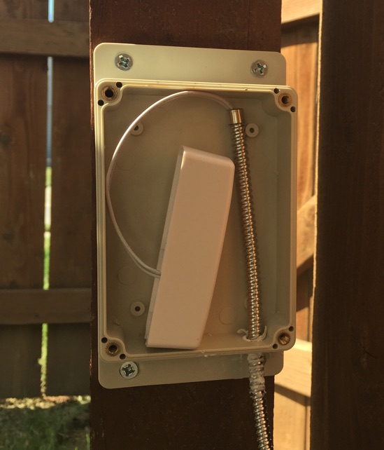 Door Sensor inside enclosure