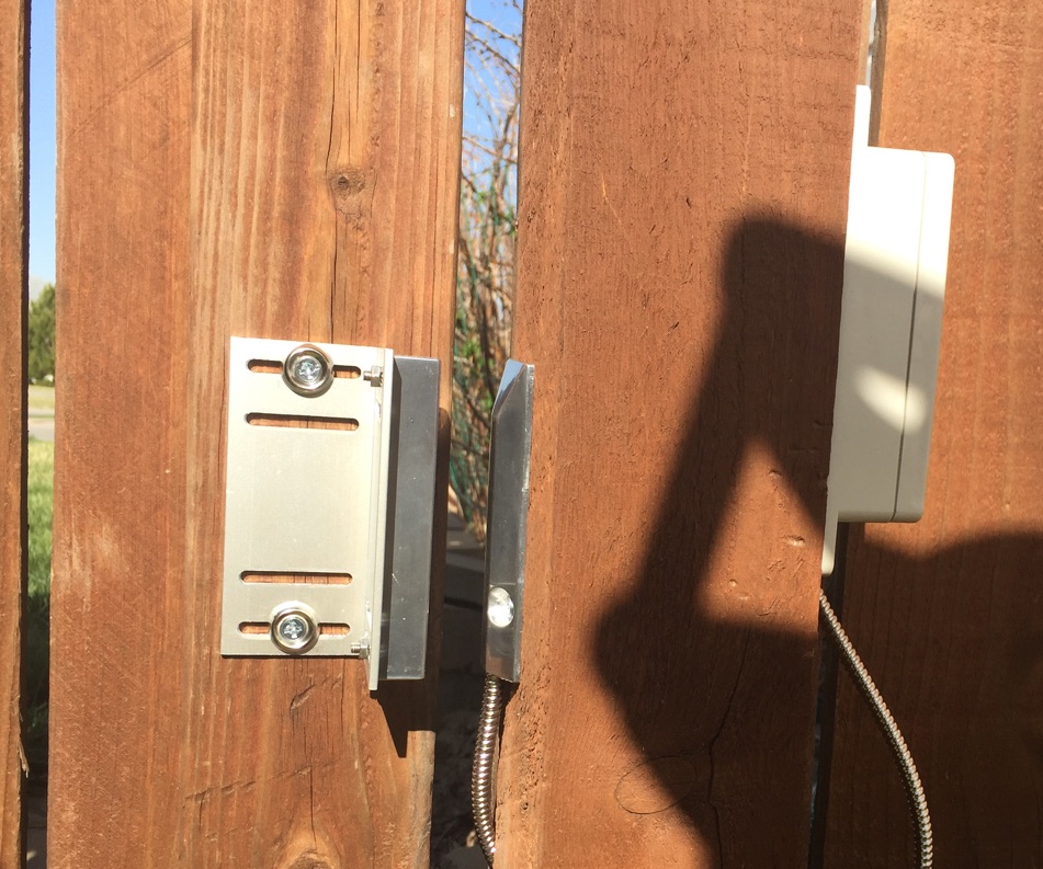 Z Wave Door Sensor To Your Backyard Gate, Z Wave Garage Door Sensor