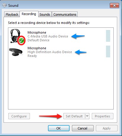 realtek audio driver windows 7 change default