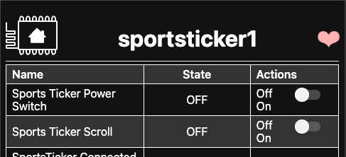 Building a Sports Ticker using ESPHome and Home Assistant